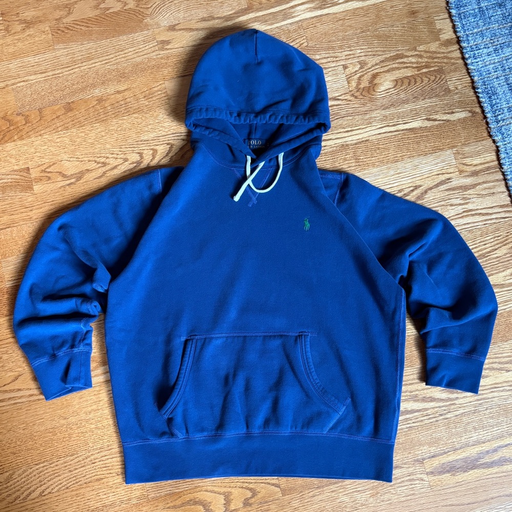 Polo Ralph Lauren Navy Blue Hoodie L Men’s